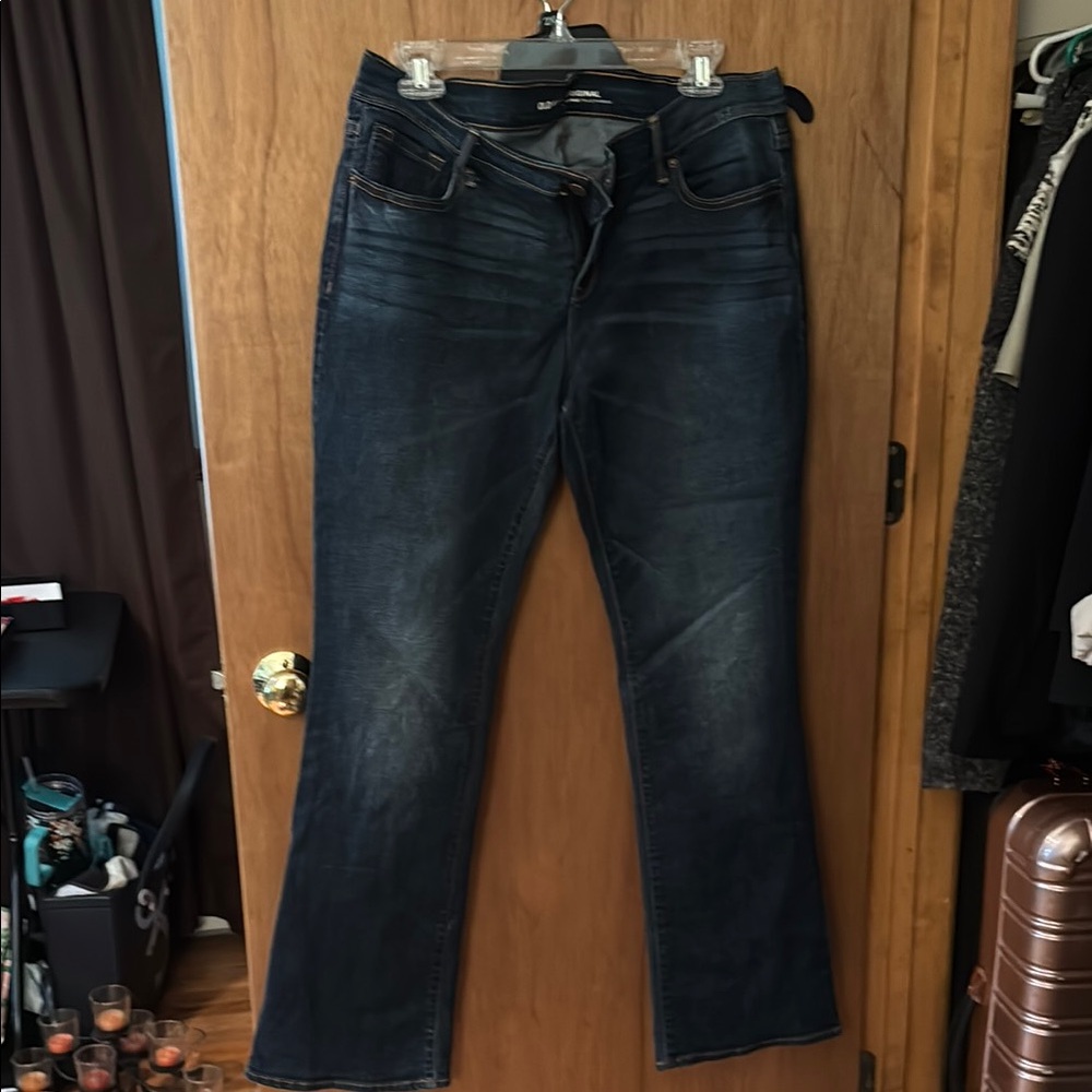 Old Navy Blue Boot Cut Jeans Classic Style
